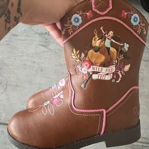 Spirit Movie Wild and Free Girls Boots